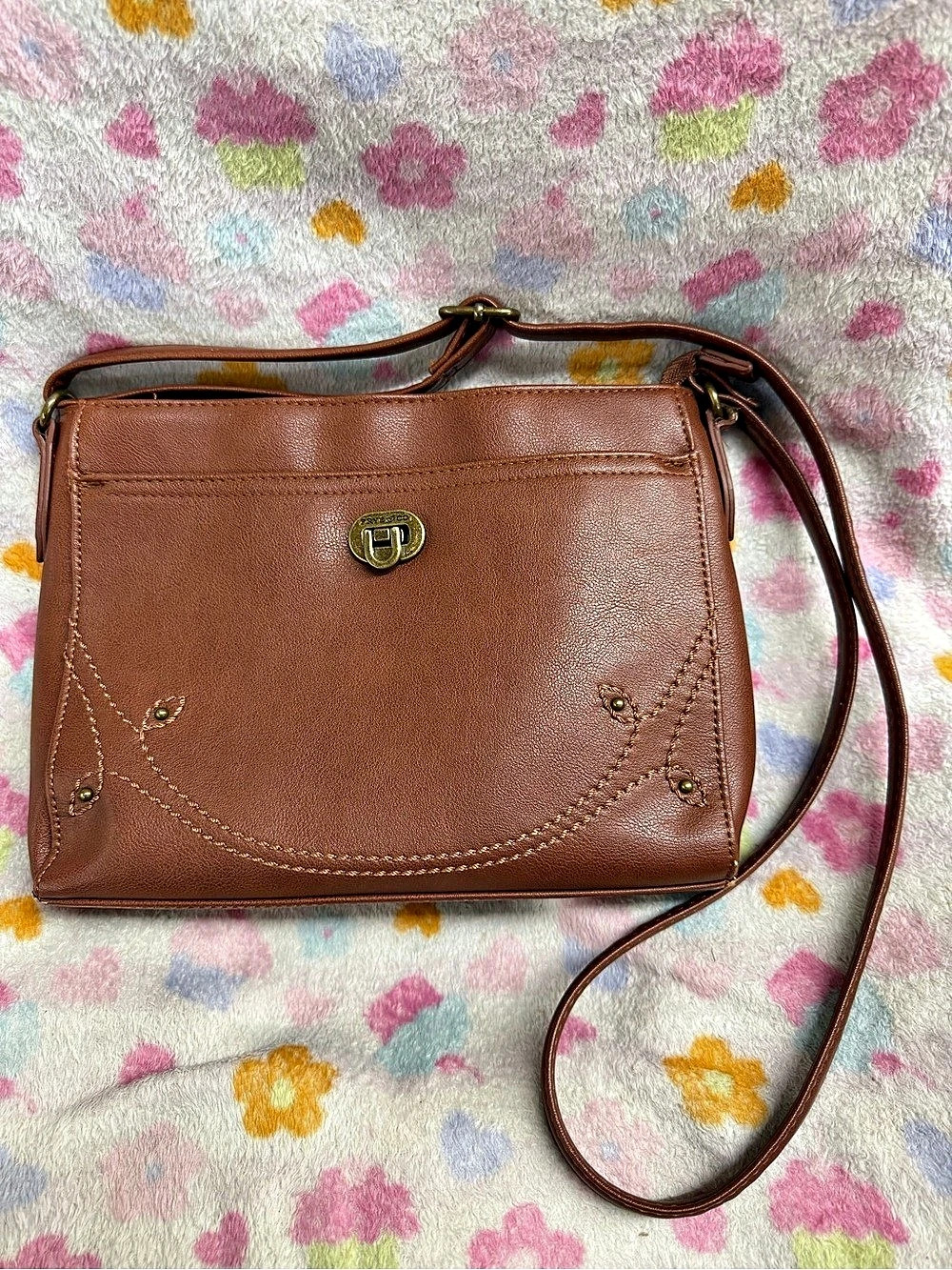 Frye & Co Brown Crossbody Bag